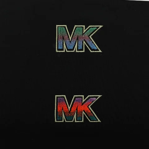 MK渐变牙刷绣定制｜草坪绣加工