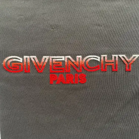 GIVENCHY渐变牙刷绣